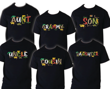 Load image into Gallery viewer, Amphibian t shirt Birthday Matching Party Family Kid Tshirt Frogs Turtles Snake