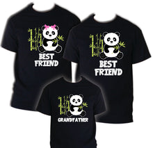 Load image into Gallery viewer, Family Matching Panda Birthday Party T-shirts Shirt Celebration Reunion Kids Boy