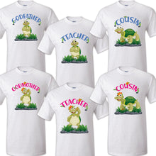 Load image into Gallery viewer, Turtle Family Matching Birthday Party T-shirts Shirt Celebration Reunion Kids