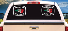 Load image into Gallery viewer, Hecha en Mexico letters Decal Car Window Laptop Flag Vinyl Sticker Mexico Mexican Sticker, Trucking, Trokiando Trucks decal MX Mex