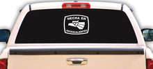 Load image into Gallery viewer, Hecha en Aguascalientes letters Decal Car Window Laptop Flag Vinyl Sticker Mexico AGS Mexican Sticker, Trucking, Trokiando Trucks decal Mex