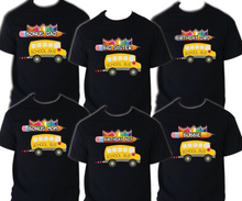 Load image into Gallery viewer, School Bus T shirt Captain Sailing Family Birthday Matching Party Celebration