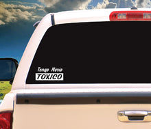 Load image into Gallery viewer, Tengo Novio Toxica Decal Car Window Vinyl Sticker Mexico Trucking Sticker Toxic Boyfriend Trucks Trokiando Toxic Girlfriend Trokas decal
