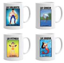 Load image into Gallery viewer, Loteria Mexican Bingo Mug Mexican Mug Gift Celebration Lottery Game Funny Mug MEX Mug Hispanic Mug Coffee drink mug