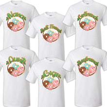 Load image into Gallery viewer, Donut Birthday T Shirt Birthday Matching T-shirts Party Family Kid Reunion