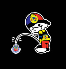 Load image into Gallery viewer, America orinando Chivas del Guadalajara Decal Car Window Laptop Vinyl Sticker soccer Aguilas del America peeing decal futbol logo sticker