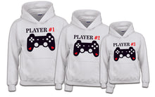 Load image into Gallery viewer, Player 1 Player 2 Matching TSHIRTS / HOODIE, Family Funny couple T-shirt Wedding