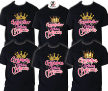 Load image into Gallery viewer, Princess Shirts Family Matching Birthday T-shirts Shirt Celebration kids
