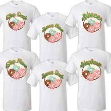 Load image into Gallery viewer, Donut Birthday T Shirt Birthday Matching T-shirts Party Family Kid Reunion