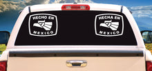 Load image into Gallery viewer, Hecha en Mexico letters Decal Car Window Laptop Flag Vinyl Sticker Mexico Mexican Sticker, Trucking, Trokiando Trucks decal MX Mex