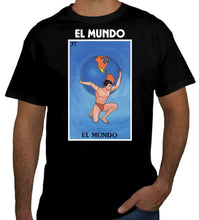 Load image into Gallery viewer, El Mundo Loteria T-Shirt/Hoodie/Raglan Mexican Bingo Short Sleeve, Gift, Celebration Lottery