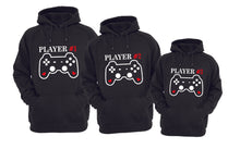 Load image into Gallery viewer, Player 1 Player 2 Matching TSHIRTS / HOODIE, Family Funny couple T-shirt Wedding