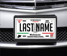 Load image into Gallery viewer, Michoacan Car Plate aluminum License Plate Mex MICH Mexico State CUSTOMIZED Trokas Trokiando Estados de Mexico, Mexican State Car Plate