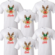 Load image into Gallery viewer, Reindeer Shirts Matching Pajamas, Deer Matching Shirt, Matching Xmas, Reindeer Outfit, Christmas Matching Tees, Family Matching Reno Tee