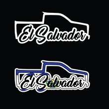 Load image into Gallery viewer, El Salvador Decal Trokita Decal Car Window Laptop Vinyl Sticker Salvadorian Truck