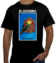 Load image into Gallery viewer, El Cotorro Loteria T-Shirt / Hoodie / Raglan Mexican Bingo Short Sleeve Celebration Lottery Parrot