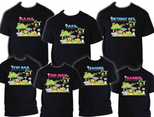 Load image into Gallery viewer, Safari Jungle Family T Shirt Birthday Boy Girl Zoo Party Tee Matching shirts