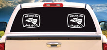 Load image into Gallery viewer, Hecho en Monterrey letters Decal Car Window Laptop Flag Vinyl Sticker Mexico SLP Mexican Sticker, Trucking, Trokiando Trucks decal MX MTY