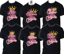 Load image into Gallery viewer, Princess Shirts Family Matching Birthday T-shirts Shirt Celebration kids