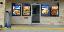Load image into Gallery viewer, Baleadas sign Window Sticker Honduran Food Truck Concession Vinyl Restaurant