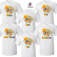 Load image into Gallery viewer, Noahs ark Family T-shirt Birthday Matching shirts Party Celebration Arca de Noe