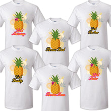 Load image into Gallery viewer, Pineapple Family Matching Birthday Party T-shirts Celebration Reunion Tropical