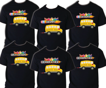 Load image into Gallery viewer, School Bus T shirt Captain Sailing Family Birthday Matching Party Celebration