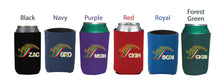 Load image into Gallery viewer, Aguila Koozie Mexican Flag Beer Can holder Mexican eagle (Black/Purple/Red)
