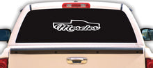 Load image into Gallery viewer, Morelos Decal Troka Silhouette letters Decal Car Window Laptop Map Vinyl Sticker Mexico MOR Mx Estado