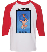 Load image into Gallery viewer, El Mundo Loteria T-Shirt/Hoodie/Raglan Mexican Bingo Short Sleeve, Gift, Celebration Lottery