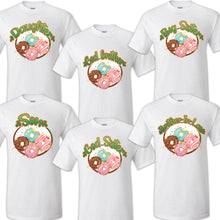 Load image into Gallery viewer, Donut Birthday T Shirt Birthday Matching T-shirts Party Family Kid Reunion