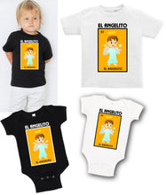 Load image into Gallery viewer, El Angelito Loteria Mexican Bingo T Shirt/Hoodie/Raglan Mexican Bingo Lottery Little angel