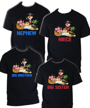 Load image into Gallery viewer, Pirate T shirt Captain Sailing tee Family Birthday Matching Party Celebration