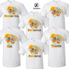 Load image into Gallery viewer, Noahs ark Family T-shirt Birthday Matching shirts Party Celebration Arca de Noe