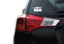 Load image into Gallery viewer, Hidalgo with gun AK 47 Decal Car Window Laptop Tamps Vinyl Sticker Mexico HGO