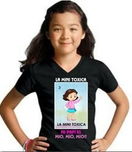 Load image into Gallery viewer, La Mini Toxica TSHIRT / TANK TOP / VNECK / HOODIE Loteria Mexican Bingo Short Sleeve V-Neck Shirt Women's Tank Top