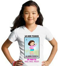 Load image into Gallery viewer, La Mini Toxica TSHIRT / TANK TOP / VNECK / HOODIE Loteria Mexican Bingo Short Sleeve V-Neck Shirt Women's Tank Top