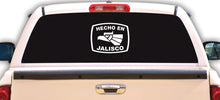 Load image into Gallery viewer, Hecho en Jalisco letters Decal Car Window Laptop Flag Vinyl Sticker Mexico JAL Mexican Sticker, Trucking, Trokiando Trucks decal MX Mex