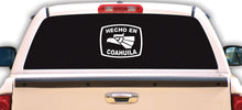Load image into Gallery viewer, Hecho en Coahuila letters Decal Car Window Laptop Flag Vinyl Sticker Mexico GTO Mexican Sticker, Trucking, Trokiando Trucks decal MX Coah