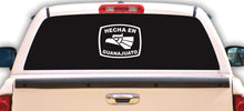 Load image into Gallery viewer, Hecha en Guanajuato letters Decal Car Window Laptop Flag Vinyl Sticker Mexico GTO Mexican Sticker, Trucking, Trokiando Trucks decal MX Mex