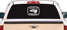 Load image into Gallery viewer, Hecha en Coahuila letters Decal Car Window Laptop Flag Vinyl Sticker Mexico GTO Mexican Sticker, Trucking, Trokiando Trucks decal MX Coah