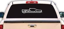 Load image into Gallery viewer, Chihuahua Decal Troka Silhouette letters Decal Car Window Laptop Map Vinyl Sticker Mexico CHIH Mx Estado Trokas decal