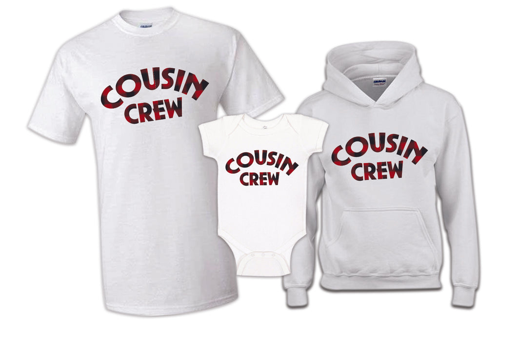 Cousin Crew TSHIRT / HOODIE celebration toddler youth, Adult, funny gift, family reunion