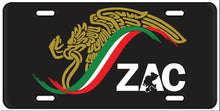 Load image into Gallery viewer, Mexican Logo Car Plate aluminum License Plate Gobierno de Mexico logo Plate