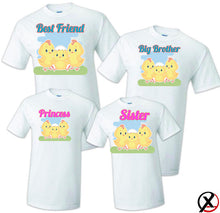 Load image into Gallery viewer, Chick t shirts Birthday Matching Party Family Kid Tshirt Little Chick, Chicken