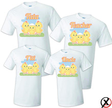 Load image into Gallery viewer, Chick t shirts Birthday Matching Party Family Kid Tshirt Little Chick, Chicken