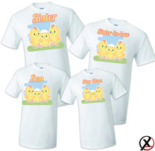 Load image into Gallery viewer, Chick t shirts Birthday Matching Party Family Kid Tshirt Little Chick, Chicken