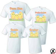 Load image into Gallery viewer, Chick t shirts Birthday Matching Party Family Kid Tshirt Little Chick, Chicken