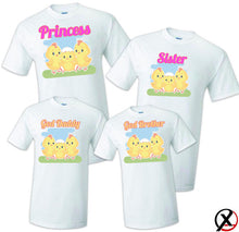 Load image into Gallery viewer, Chick t shirts Birthday Matching Party Family Kid Tshirt Little Chick, Chicken