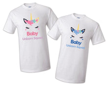 Load image into Gallery viewer, Unicorn Squad Birthday Matching T-shirts Party Family Kid shirt Mom, dad Reunion
